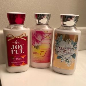 Bath and Body Works Set of 3 Body Lotions